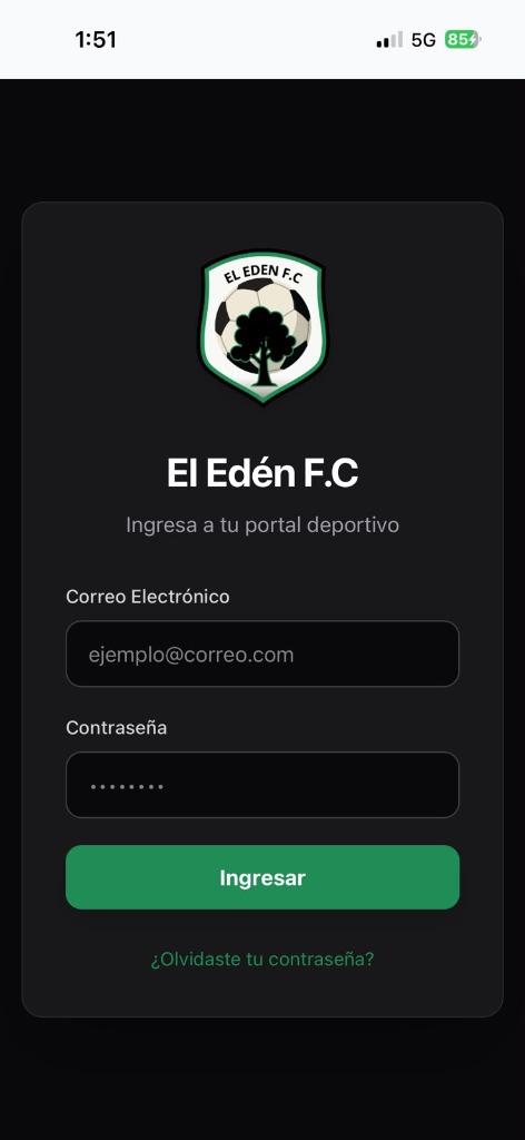Login El Edén F.C